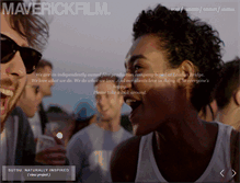 Tablet Screenshot of maverickfilm.com